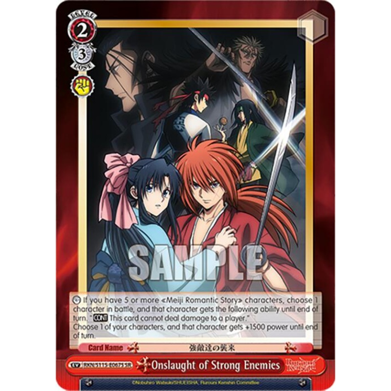 Onslaught of Strong Enemies (RKN/S115-E067S SR) [Rurouni Kenshin]