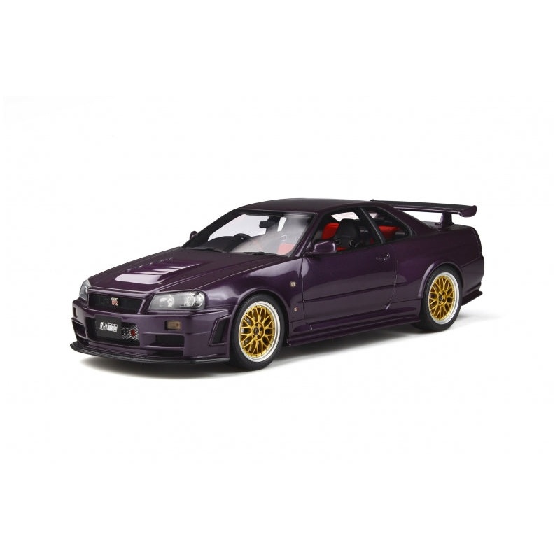 Ottomobile Nissan Skyline R34 GT-R Nismo Z-Tune Midnight Purple 1:18 Scale Model Car – Brand New