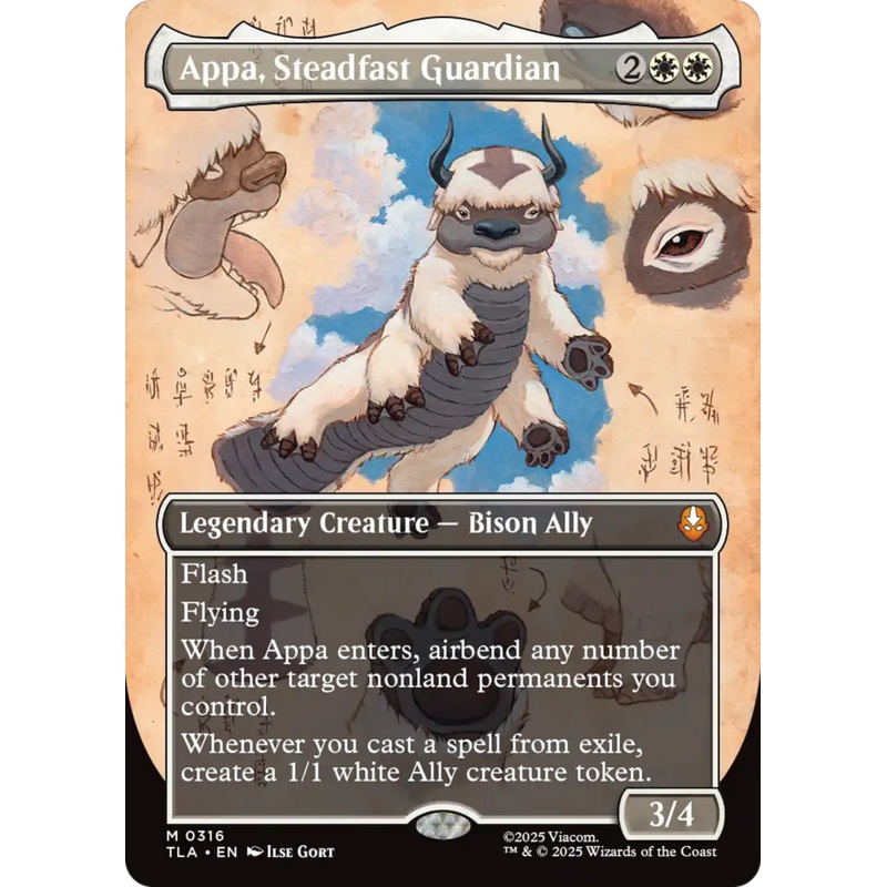 Appa, Steadfast Guardian (Borderless) [Avatar: The Last Airbender]
