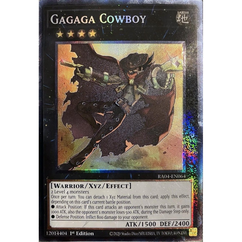 Gagaga Cowboy [RA04-EN064] Prismatic Collector’s Rare