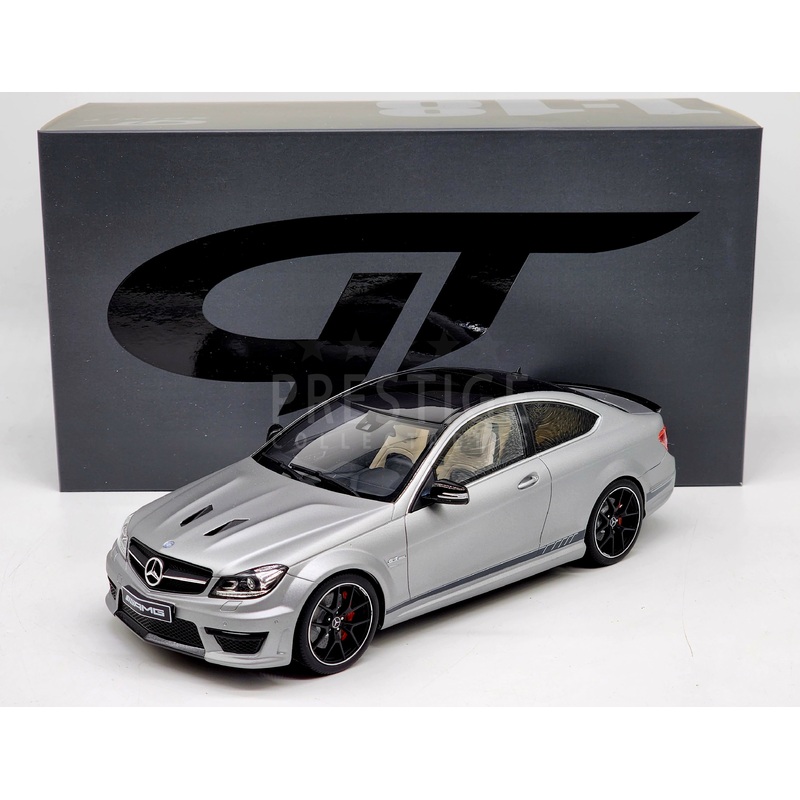 GT Spirit 2014 Mercedes Benz C63 AMG Edition 507 Designo Platinum Magno 1:18 – New