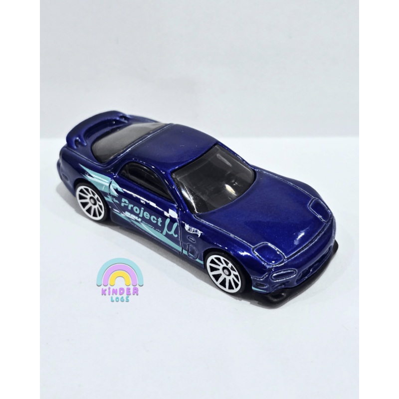 Hot Wheels 1995 Mazda RX-7 – Blue (Uncarded – New)