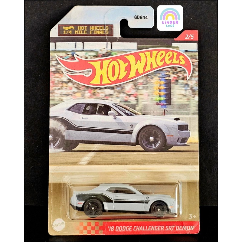 Hot Wheels 2018 Dodge Challenger SRT Demon (Grey)