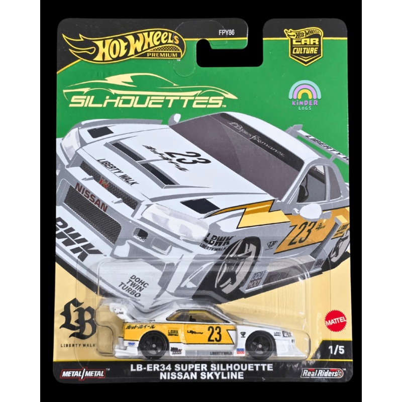 Premium Hot Wheels Nissan Skyline LB-ER34 Super Silhouette (Imported)