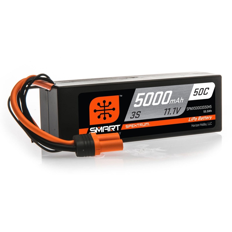 5000mah 3S 11.1V 50C Smart Hard Case Lipo Battery with IC5