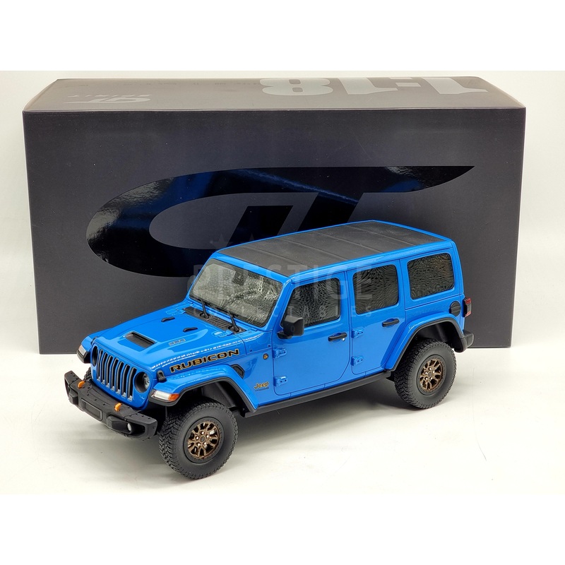 GT Spirit 2021 Jeep Wrangler Rubicon 392 Blue GT371 1:18 Scale – New