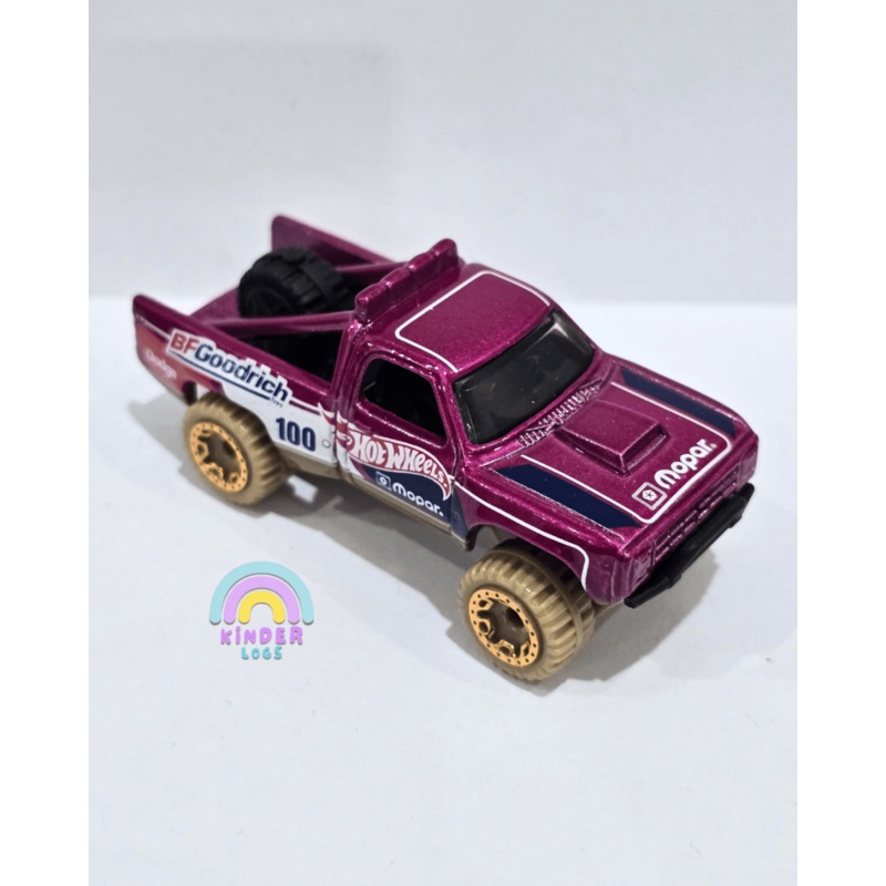 Hot Wheels 1987 Dodge D100 – Pink (Uncarded – New)