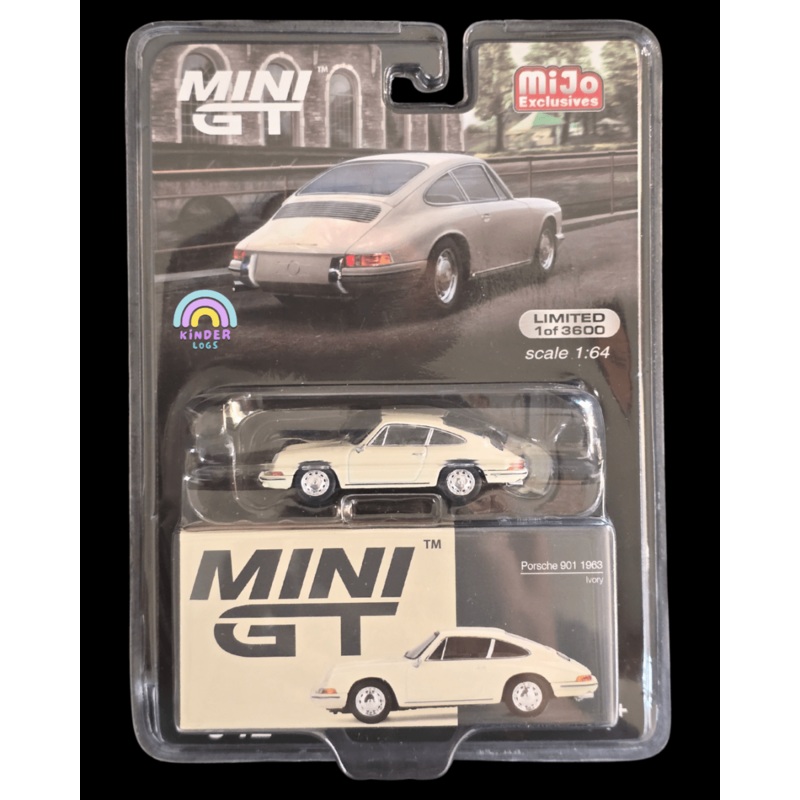 Mini GT 1963 Porsche 901 Ivory – Mijo Exclusives Limited Edition