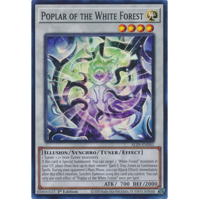 Poplar of the White Forest [ALIN-EN041] Super Rare