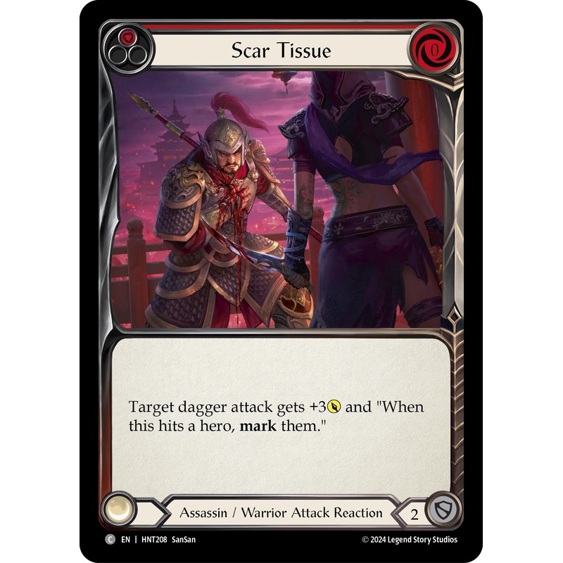 Scar Tissue (Red) [HNT208] (The Hunted)  Rainbow Foil