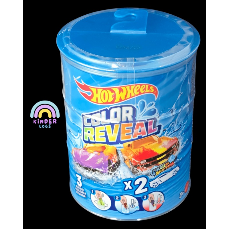 Hot Wheels Color Reveal Mystery Pack – Set of 2 Color Shifters (Blue)